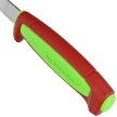 Mora Basic 511 (C) Knife Ivy Green / Dala Red Polimer, Satin C100S Carbon