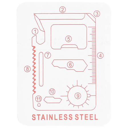 Karta survivalowa Barbaric Multi Purpose Card (33921)