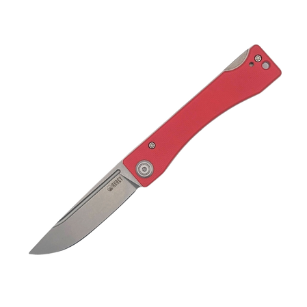 Nóż składany Kubey Akino Red G10, Beadblasted 14C28N by Tiguass (KU2102F)