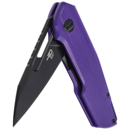 Bestech Toddler Knife Purple G10, Black PVD 14C28N by Maciej Torbé (BG64D)