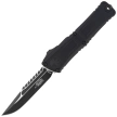 Microtech Combat Troodon Gen III Interceptor Signature OTF Knife Black Aluminum, Tactical M390MK by Tony Marfione (1217-1TS)