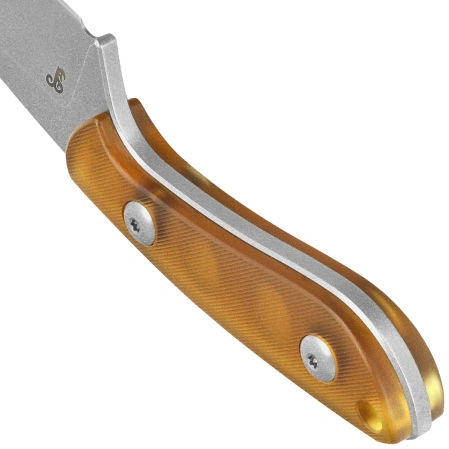 Kubey Bloom Knife Yellow Ultem, Beadblasted 14C28N by Scott Halpern (KU411C)