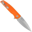 Nóż składany Bestech Fin Orange G10, Satin 14C28N (BG34B-1)