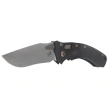 Microtech Amphibian Mini Ram-Lok S/E Knife Gray Slab Side Titanium / Carbon Fiber, Flamed Bksp, Stonewashed M390MK by Tony Marfione (137MRL-10MS12)
