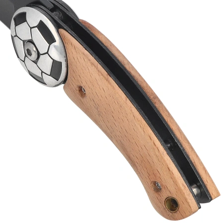 Nóż składany Third Decor Habitat Football Beech Wood, Black 420 (N117N)