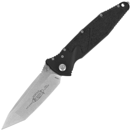 Microtech Socom Elite T/E-M Knife Black Aluminum, Stonewashed M390MK by Tony Marfione (161-10)