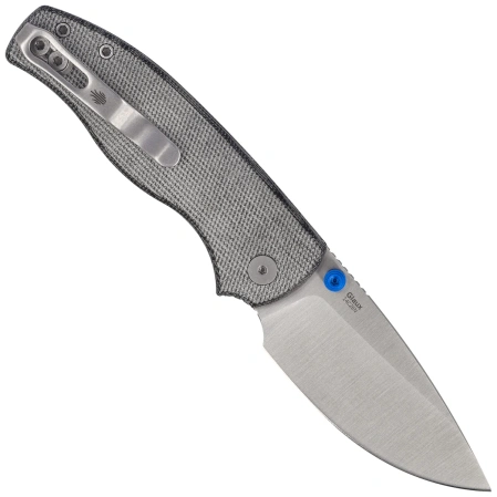 Nóż składany Kizer Glaux Black Norplex UltreX Micarta, Satin 14C28N (V3801A1)