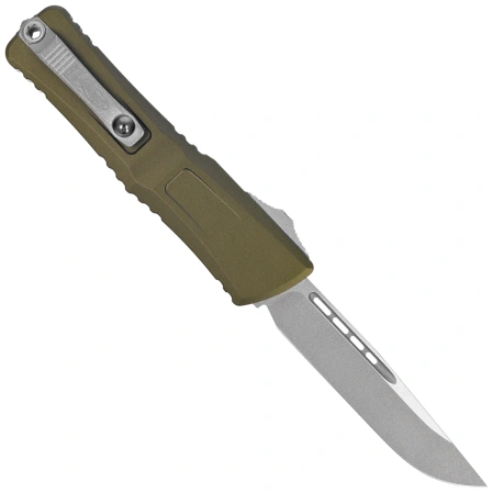 Nóż automatyczny OTF Microtech Combat Troodon Gen III S/E OD Green Aluminium, Apocalyptic M390MK by Tony Marfione (1143-10APOD)