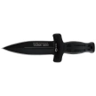 K25 RK-31699 Boot Knife Black Rubber, Black Titanium 7Cr17MoV
