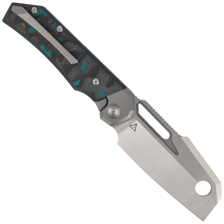 Bestech Nyrrdreki Knife Titanium/Shipwreck Camo Carbon, Satin M390 by Fabian Hobbelen (BT2607C)