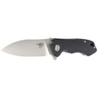 Bestech Knife Beluga Black G10, Stonewashed / Satin D2 (BG11D-2)