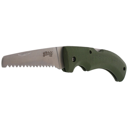 Piła składana Herbertz Solingen Olive Elastomer, Satin Finish 125mm (55003)