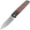 Nóż składany Reate PL-6 Red / Black Micarta, Satin Nitro-V (PL-6 RDBKM SAT)