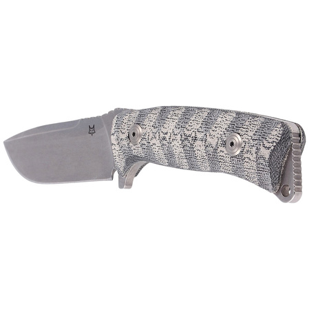 Nóż FOX Pro Hunter Black Micarta, Stone Washed (FX-131 MBSW)
