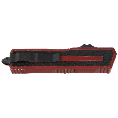 Nóż automatyczny OTF Microtech Scarab II Gen III S/E Weathered Crimson Aluminium, Weathered Crimson M390MK by Tony Marfione (1278-1WCN)