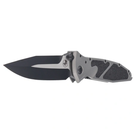 Nóż składany Microtech Socom Elite S/E-M Spike Grind Signature Natural Clear Aluminium, Black M390MK by Tony Marfione (160-1NCSS)