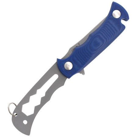 Muela Knife All Terrian Blade Blue Micarta, Satin X50CrMoV15 (ATB-9BL)