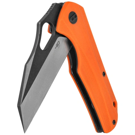 Nóż składany Bestech Operator Orange G10, Satin/Black D2 (BG36D)