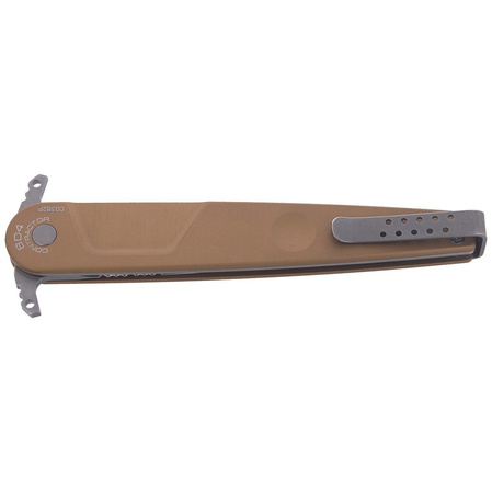 Nóż składany Extrema Ratio BD4 Contractor Desert Aluminium, Stonewashed N690 (04.1000.0498/DW)