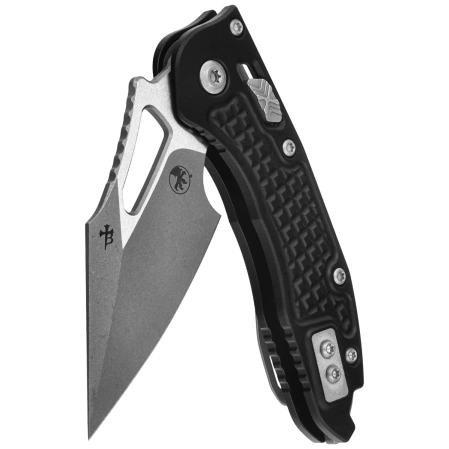 Microtech M-Stitch Ram-Lok S/E Knife Black Frag Aluminium, Apocalyptic M390MK by Borka Blades and Tony Marfione (169MRL-10APFR)