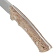 Nóż Viper Gianghi Brown Burlap Micarta, Stonewashed N690Co by Fabrizio Silvestrelli (V4882IM)
