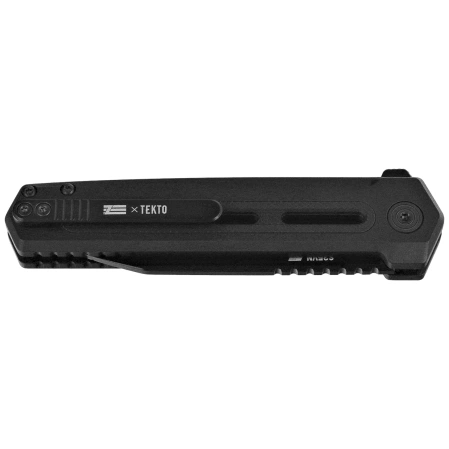 Tekto F4 Echo Zastava Knife Black Aluminum/Black G10, Titanium-Coated CPM S35VN