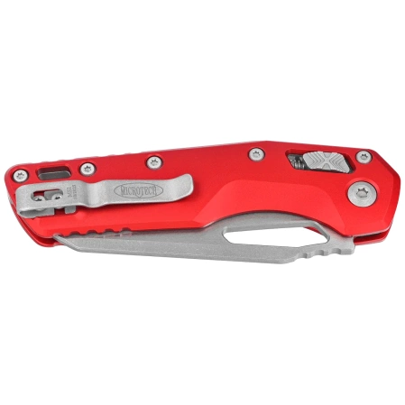 Nóż składany Microtech MSI S/E Red Aluminium, Apocalyptic M390MK by Tony Marfione (210-10APRD)