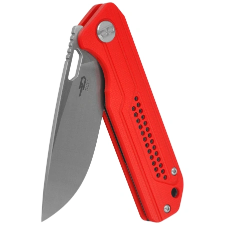 Bestech Circuit Knife Red G10, Satin K110 (BG35C-1)