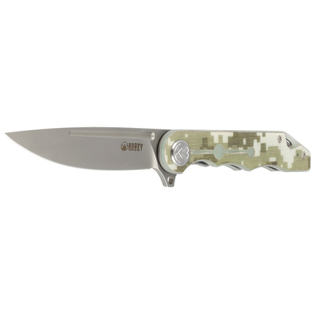 Nóż składany Kubey Knife Mizo Camo G10, Bead Blast AUS-10 by Tiguass (KU312E)