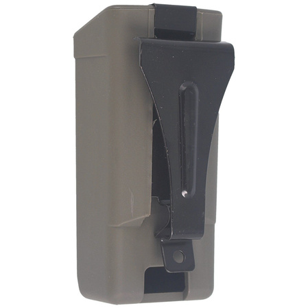 ESP Double-Stack 9 mm / .40 Magazine Pouch with Metal Clip, Olive Drab (MH-64 OD)