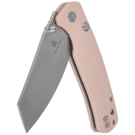 Bestechman Cicada's Wing-TL Knife Champagne G10, Satin 10Cr15CoMoV (BMK24C)