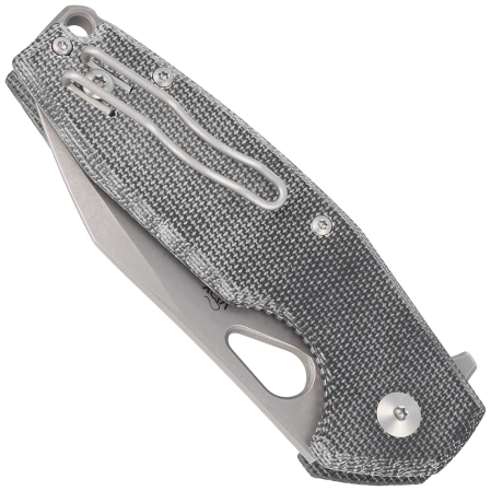 FOX Yaru Black Micarta, Acid Stonewashed M398 by Jesper Voxnæs (FX-527LI MB)