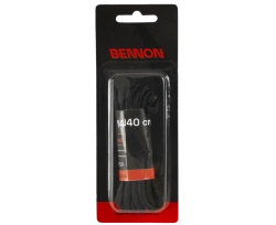 Sznurowadła Bennon owalne czarne 140 cm (D36135)