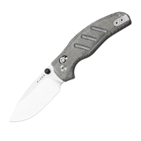 Nóż składany Kizer C01C 2.9 CD Black Norplex UltreX Micarta, Satin Elmax by Sheepdog Knives (Ki3488.29CDA2)