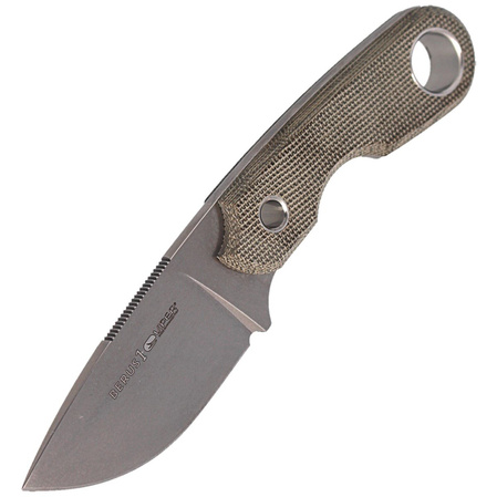 Viper Berus 1 Green Canvas Micarta, Stonewashed M390 by Tommaso Rumici Knife (VT4012CG)