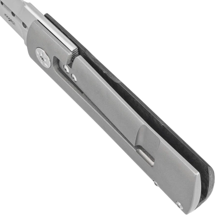Nóż składany Maserin Daga 372/N Black-Silver Fat Carbon, Satin Elmax by Attilio Morotti