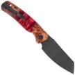 Nóż składany Bestechman Cicada's Wing-TL Red Resin / Wood, Black PVD 10Cr15CoMoV (BMK24-W-1)