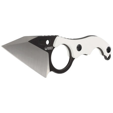 Nóż Kubey Hippocam KU166C Ivory G10, Satin/Blackwashed D2