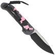 Nóż automatyczny Microtech LUDT S/E Signature Pink Camo Aluminium, Black M390 by Tony Marfione (135S-1PKCS)