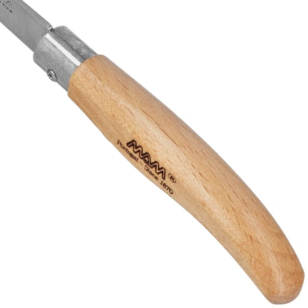 MAM Iberica S Blade Lock Knife Light Beech Wood, Satin 420 (2011-LW)