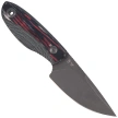 Nóż Kizer Finch Black-Red-Blue Micarta/Reconstituted Wood, Gray PVD/Stonewashed AEB-L by Vincent Rizzo (1134A2)