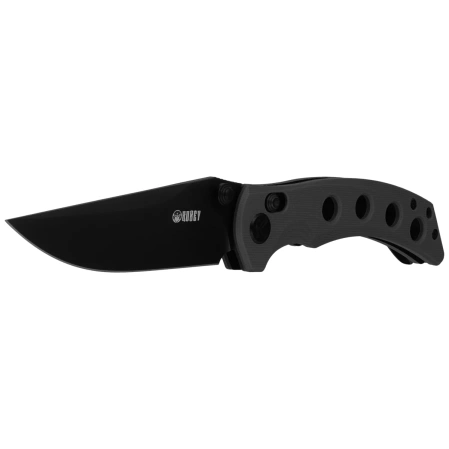 Nóż składany Kubey Hound KU172B Black G10, Blackwashed 14C28N by Maksim Tkachuk