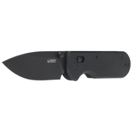 Nóż składany Kubey Bedrock Black G10, Blackwashed D2 (KU505D)
