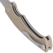 Nóż składany Kubey Scimitar Tan G10, Beadblasted 14C28N (KU173M)