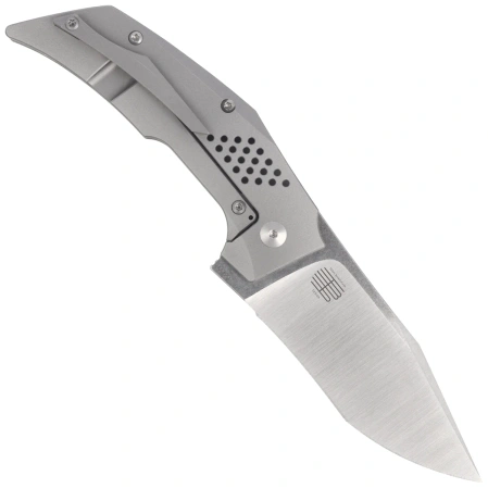Nóż składany Reate T3500 Gray Titanium, Satin M390 by Tashi Bharucha