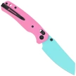 Bestechman Cicada's Wing Pink G10, Blue 10Cr15MoV (BMK06E)