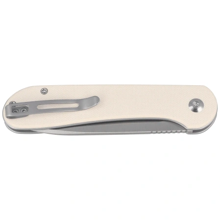 Nóż składany Civivi Button Lock Elementum Ivory G10, Satin 14C28N (C2103E)