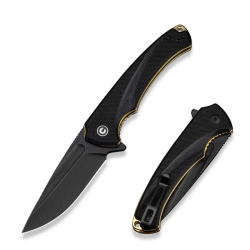 Nóż składany Civivi Voidflare Black G10, Blackstonewashed 14C28N (C24040-1)