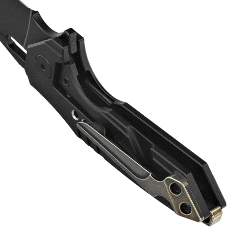 Bestech Nyxie 3 Knife Black Titanium, Black DLC CPM S35VN by Todd Knife and Tool (BT2308B)