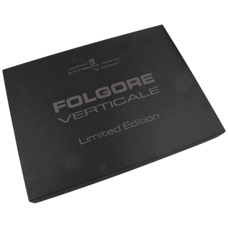 Extrema Ratio Folgore Verticale LE No 47/300 Knife Black Forprene, Black M390 (04.1000.0202/M3/BLK/BLK)